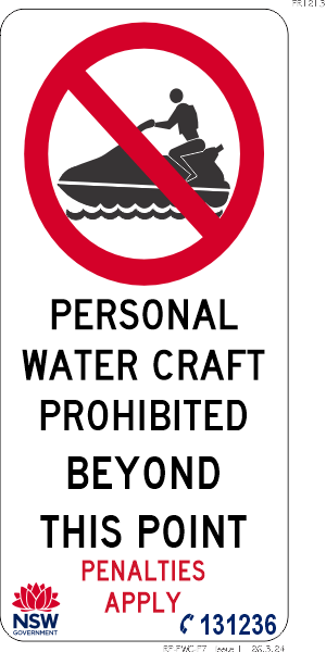 Personal Watercraft Prohibited - pr1213_beyond this point