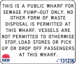 This Public Wharf for Pumpout Only. No Other Waste Disposal Permitted No Other Stopping - ad1065 Thumb 