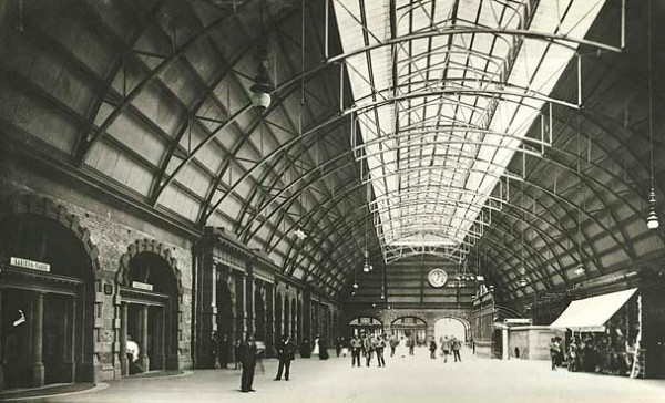 View of Central Station in c.1906, showing the main concourse View of Central Station in c.1906, showing the main concourse