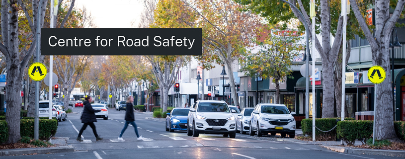 Centre for Road Safety web banner