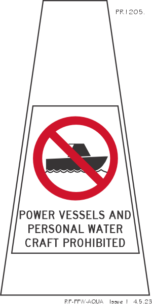 Power Vessels and Personal Water Craft Prohibited - PR1205
