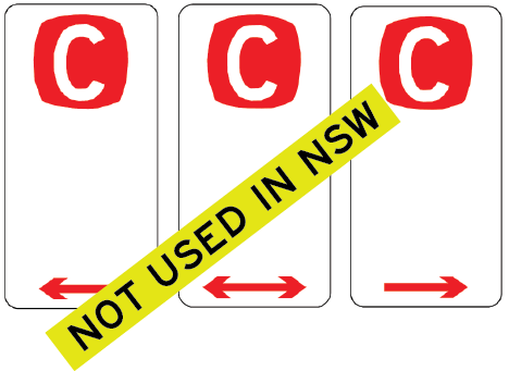R5-45 - Clearway (at all times) (Not Used in NSW)