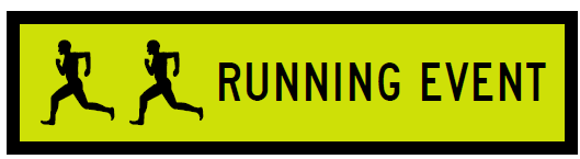 TM9-8-3n(B) - Running Event (Symbolic) (MMS Insert - To Be used on Multi Message Sign panels Only)