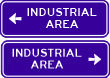 Industrial Area or Business Park Advance Direction (Left/Right) (Example Only) - g7-299n Thumb