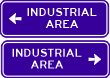 Industrial Area or Business Park Advance Direction (Left/Right) (Example Only) - g7-299n Thumb 