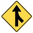 Merging Traffic (Right Symbolic) or Merge Traffic - w5-34_r Thumb