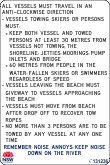 General Boating and Towing of Person Rules - ad1063 Thumb 