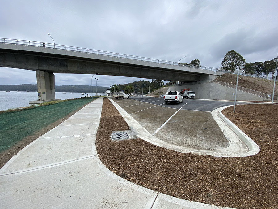 Northern foreshore boat trailer parking area complete before Christmas