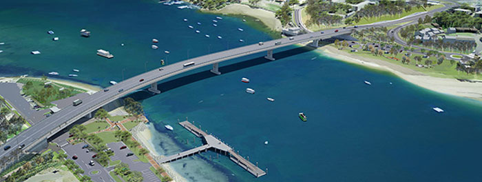 Batemans Bay Bridge artists impressions