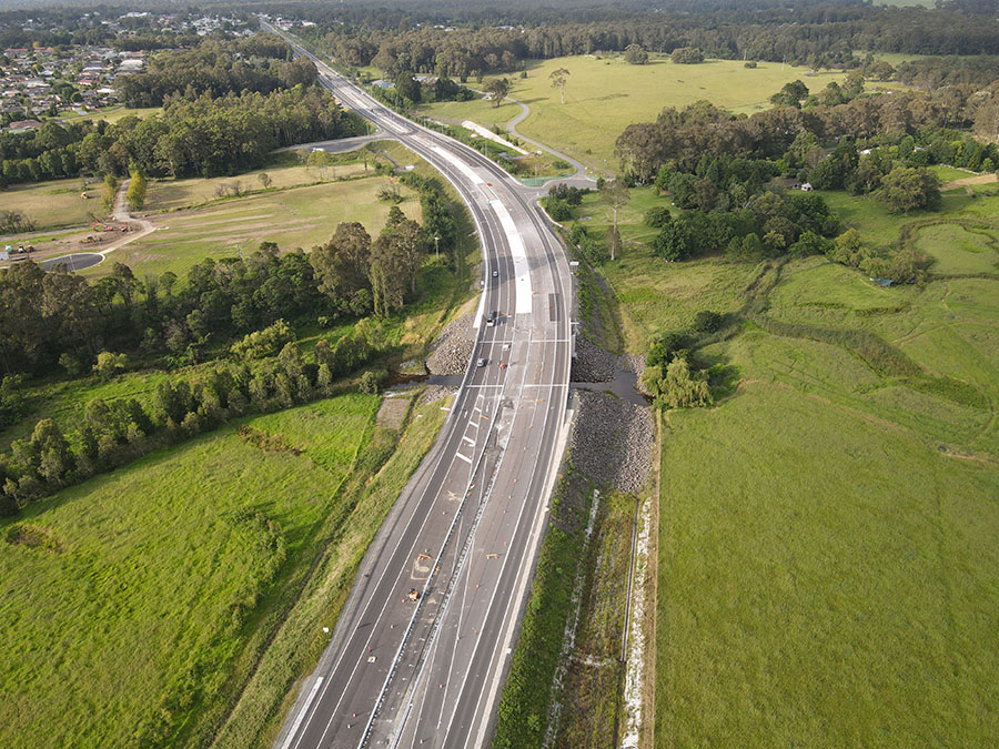 Looking south towards Bomaderry