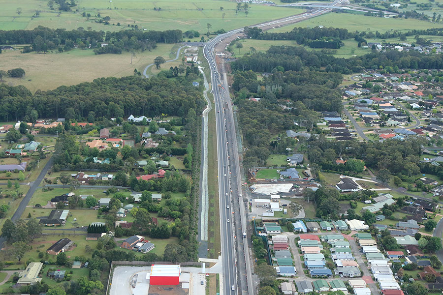 Work on Bomaderry straight