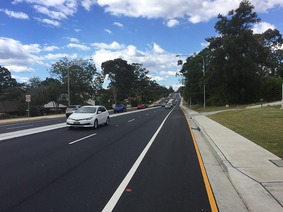 New south bound lanes
