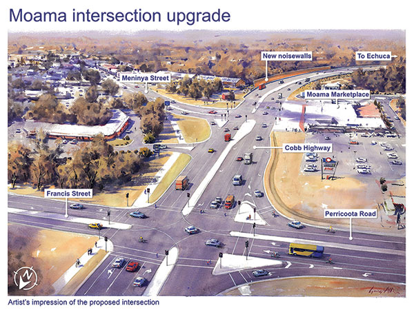 Echuca Moama intersection upgrade