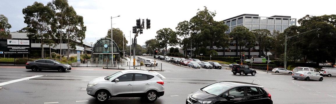 Lane Cove Road and Waterloo Road intersection