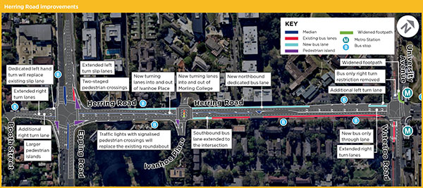 Herring Road project map
