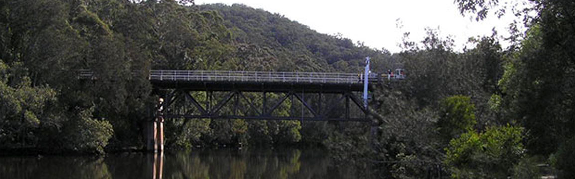 The bridge over Mooney Mooney Creek on the Old Pacific Highway