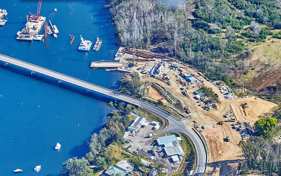 Eastern foreshore and piling works