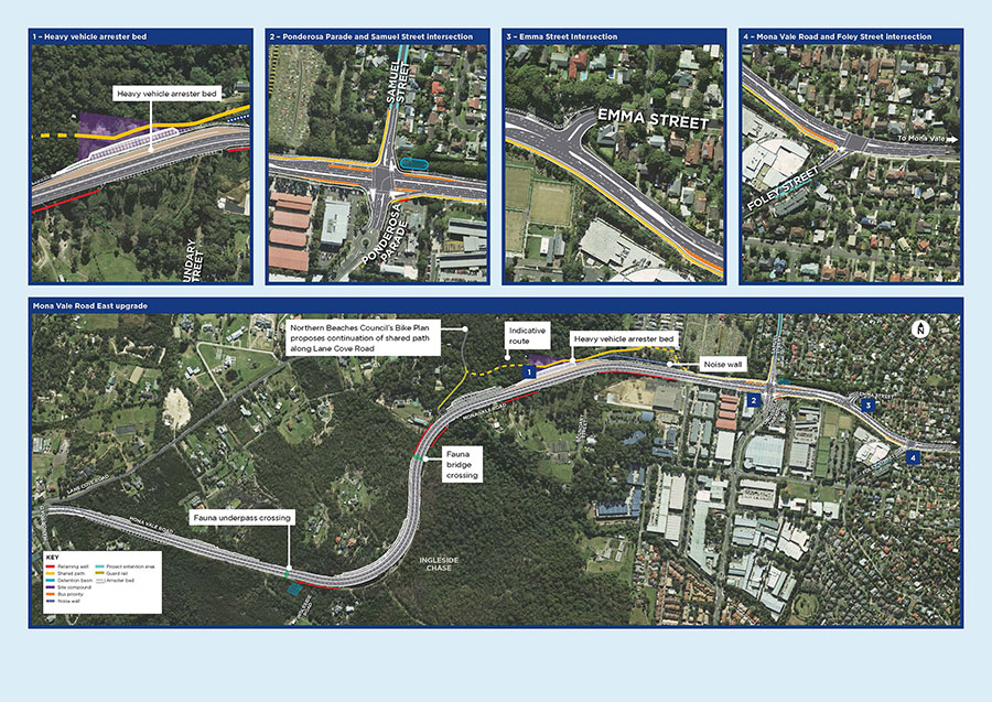 Mona Vale Road East upgrade overview