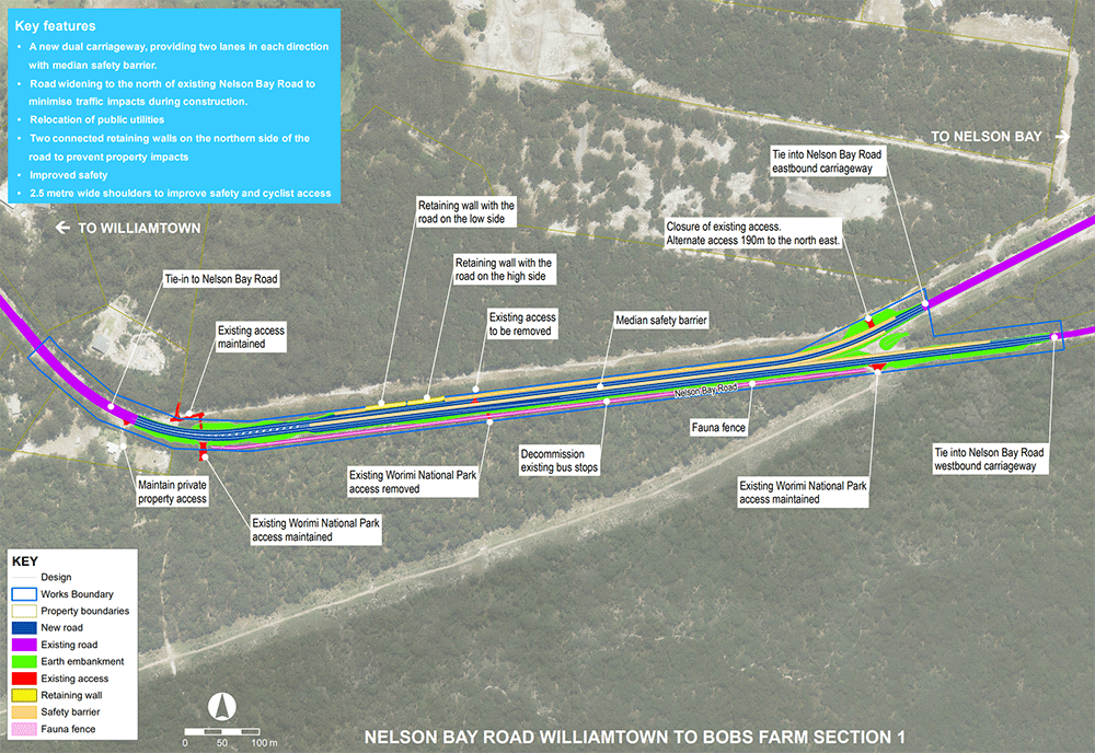 Nelson Bay Road – Williamtown to Bobs Farm – Section 1: Final Design