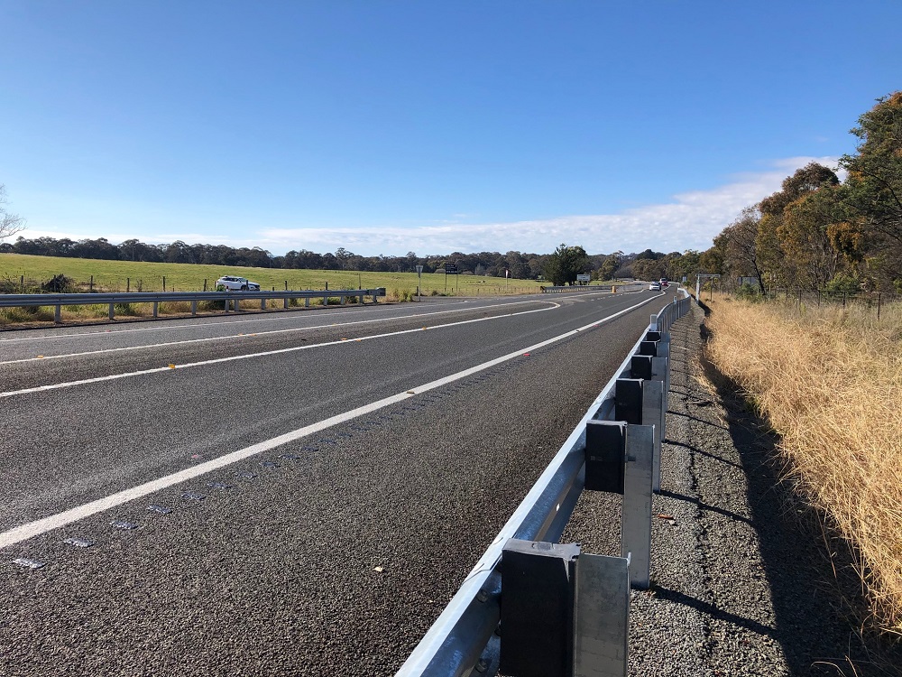 Rumble strips reduce the likelihood of vehicles departing their lane by up to 25%