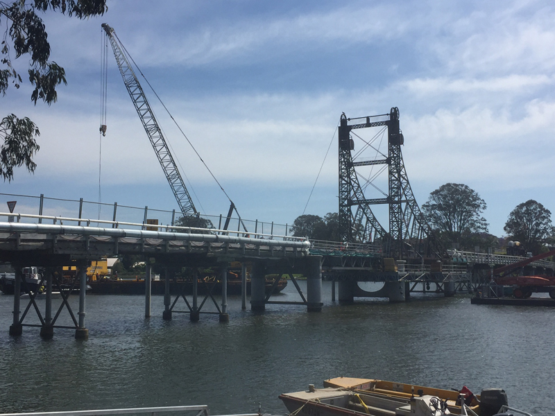 McFarlane Bridge restoration work (November 2015)
