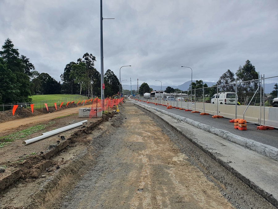 Princes Highway looking north - November 2020