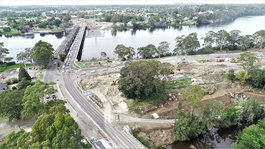 Princes Highway looking south (arial view) - November 2020