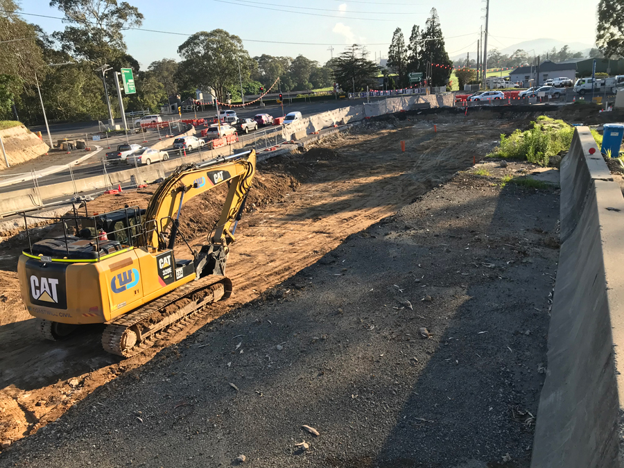 Construction on Illaroo Road
