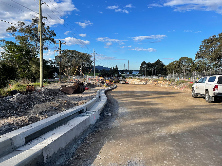 New section of Illaroo Road