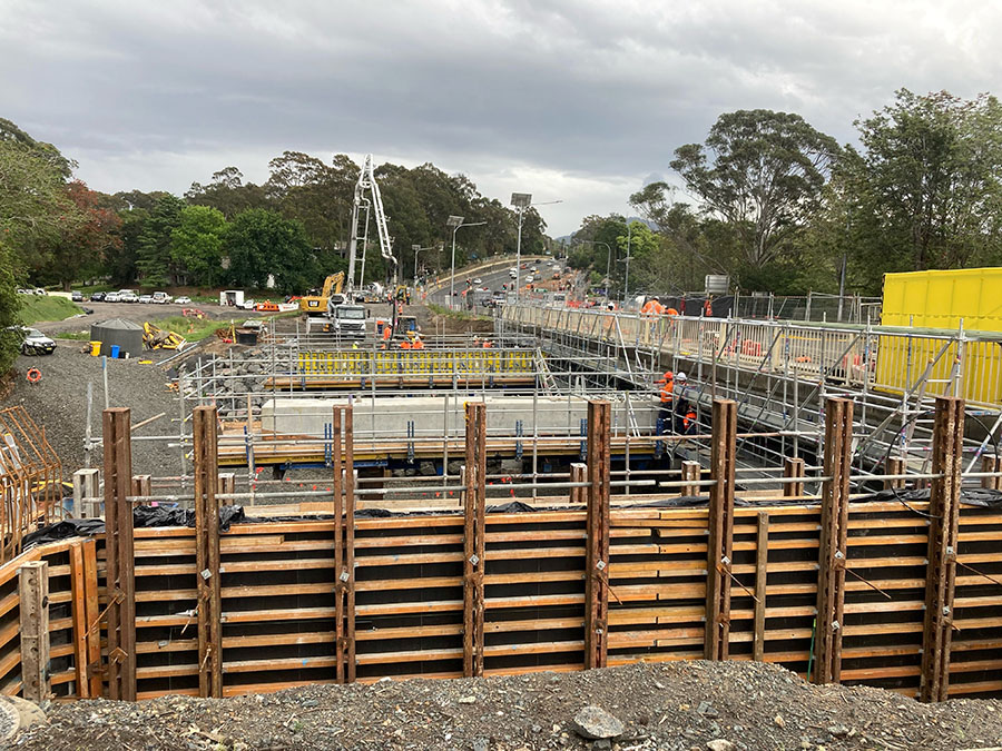 Bomaderry Creek widening works