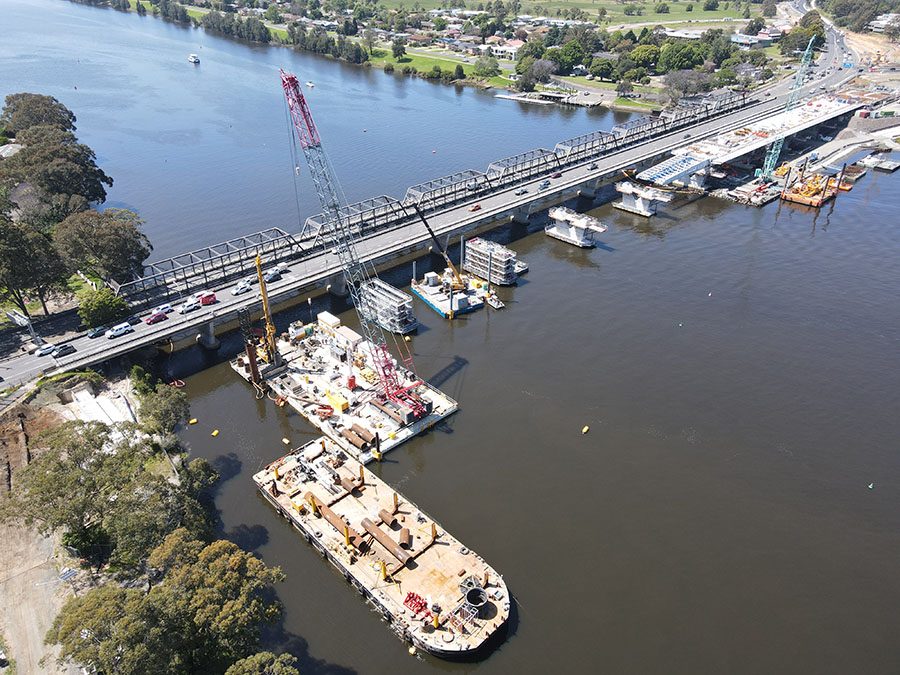 Nowra Bridge looking south