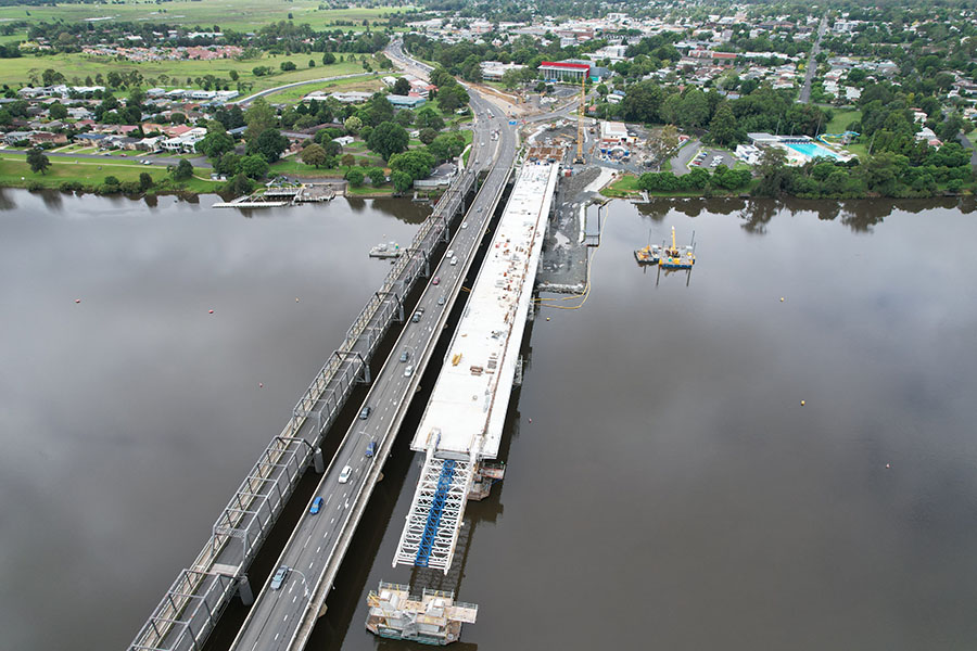 Nowra Bridge looking south