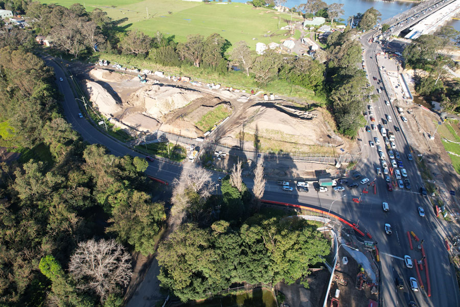 Nowra Bridge Project - Bolong Road Compound