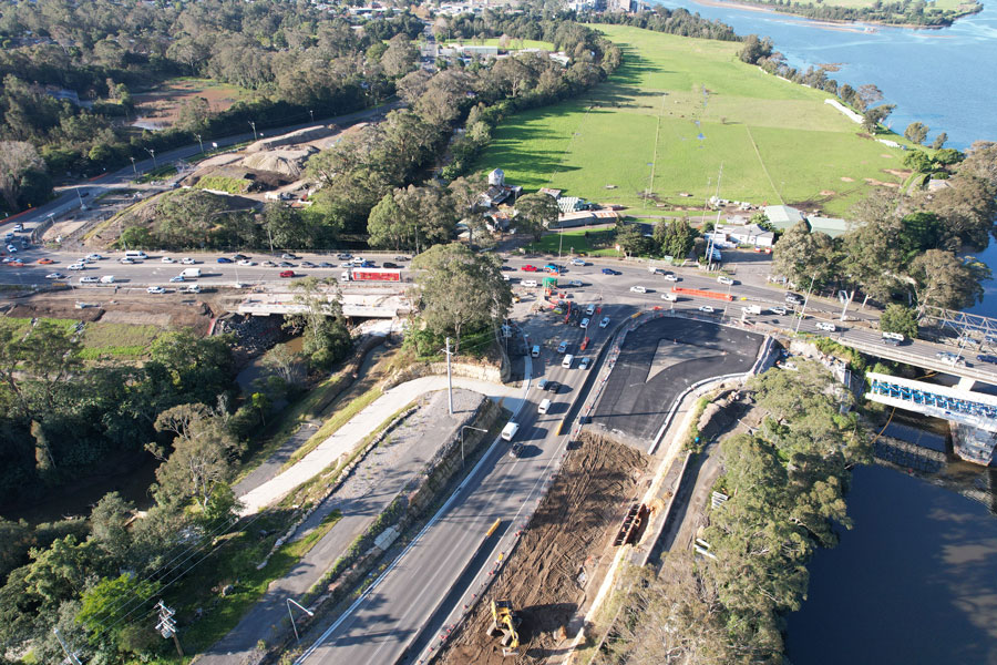 Nowra Bridge Project - Illaroo Road and Princes Highway intersection