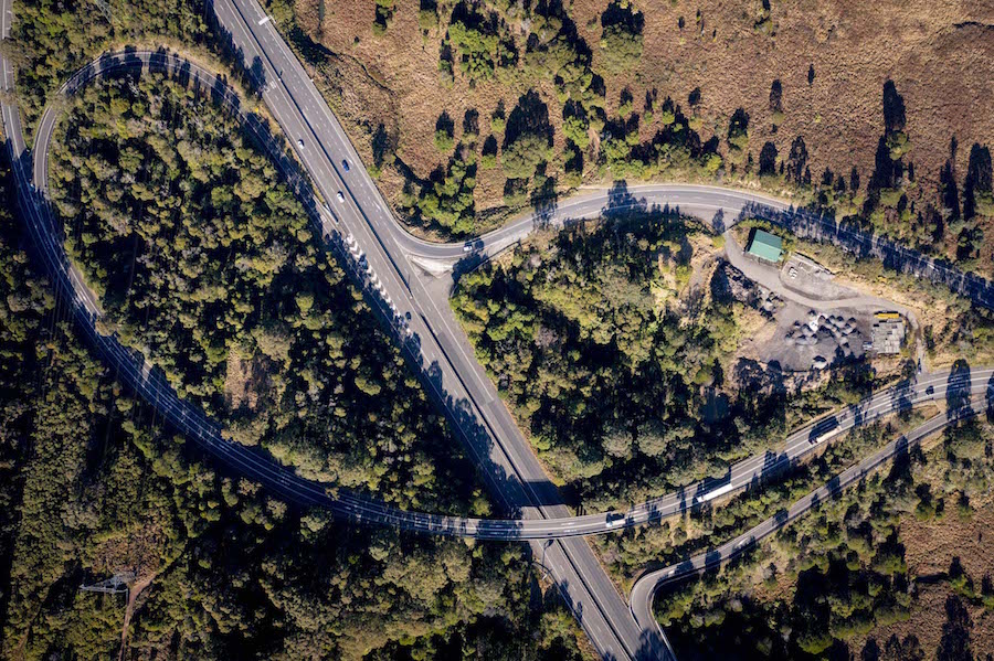 Eastern section – Mount Keira Road to M1 Princes Motorway interchange