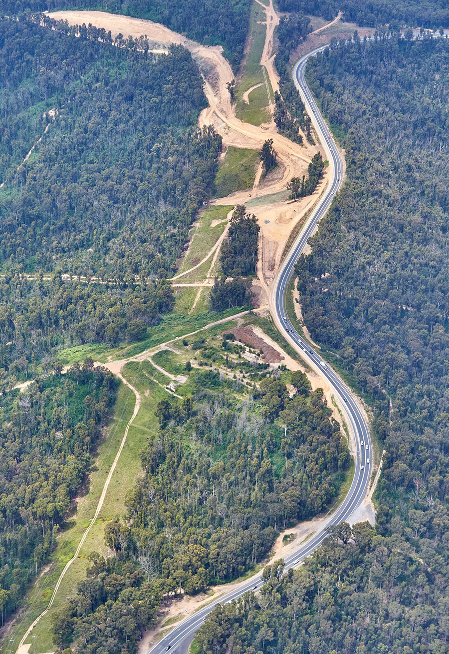 Location of the new roundabout on the Princes Highway