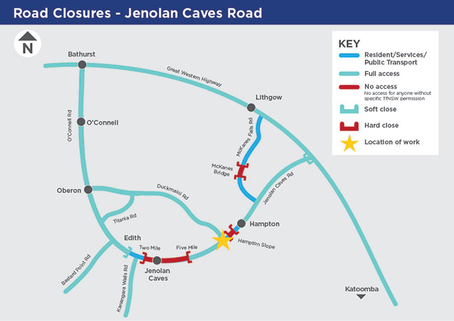 Road closures - Jenolan Caves Road closures
