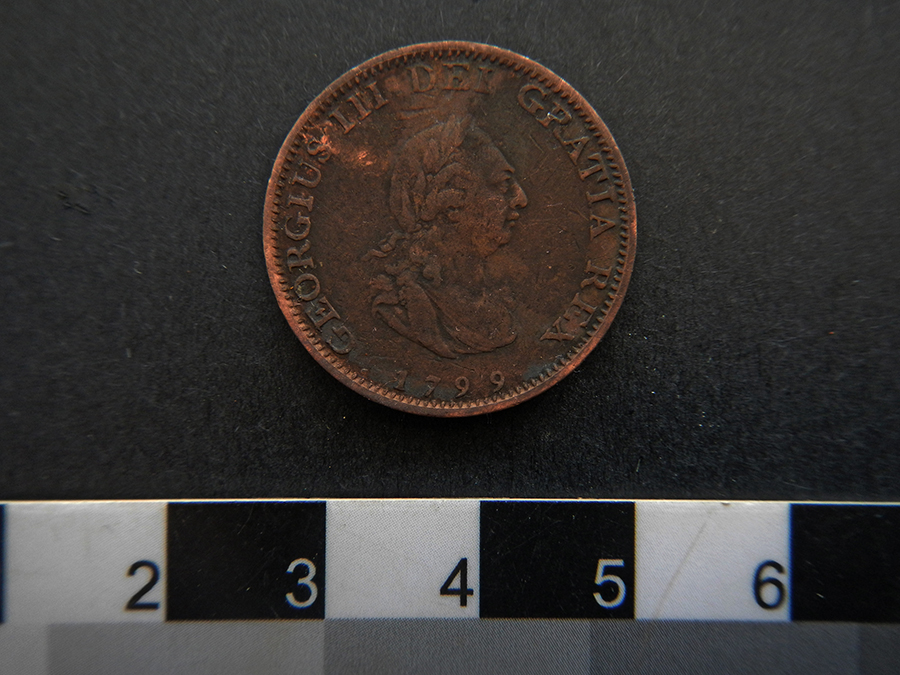 1799 coin (one of two found)