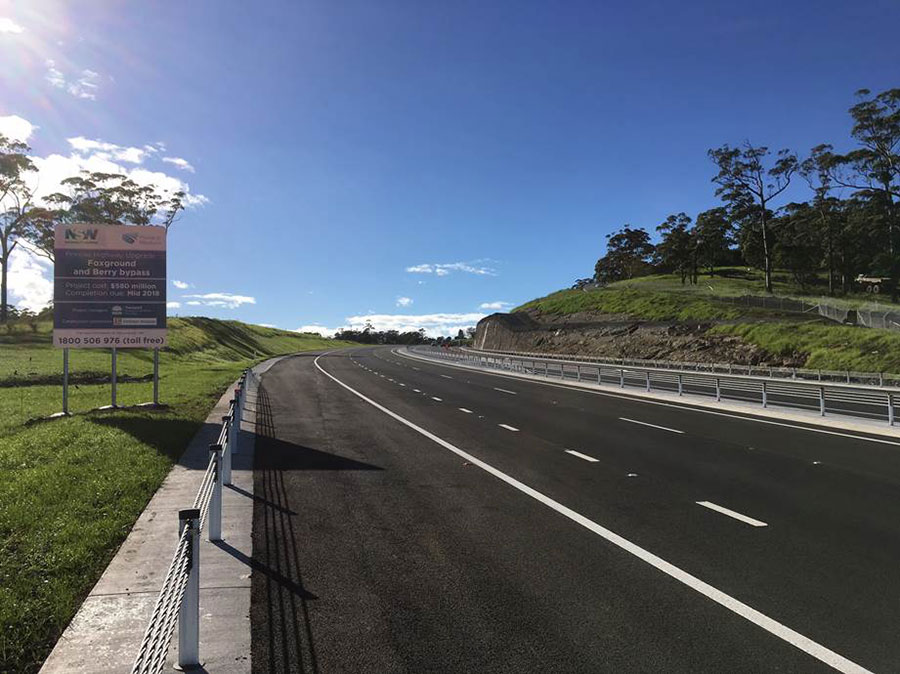 Foxground bypass open to traffic - April 2017