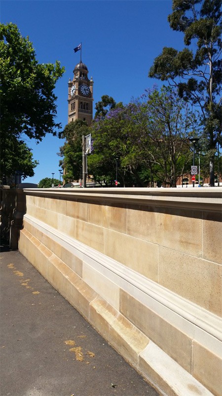 Central Station: Stone Wall W conservation complete.