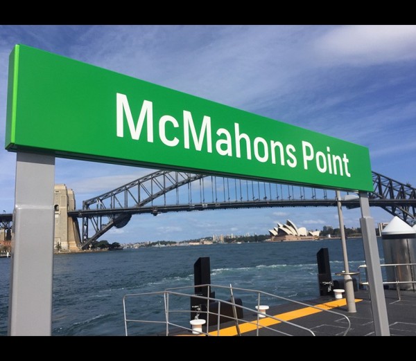 McMahons Point pontoon