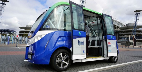 Automated vehicle treials - Sydney Olympic Park