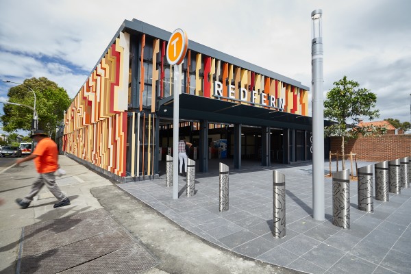 New entrance at Redfern Station