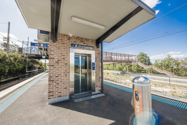 Customers can now use stairs and lifts to access the station