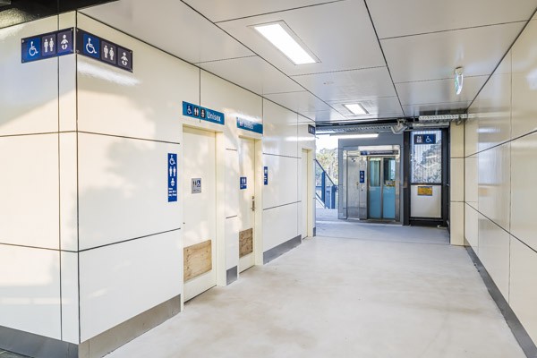 Kingswood Station Upgrade family accessible toilet 