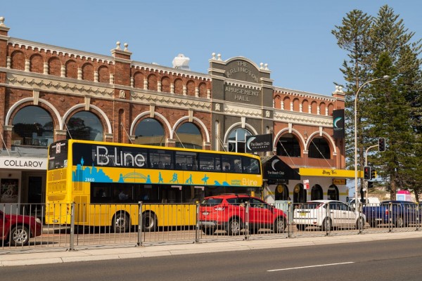 B-Line bus stop Collaroy 