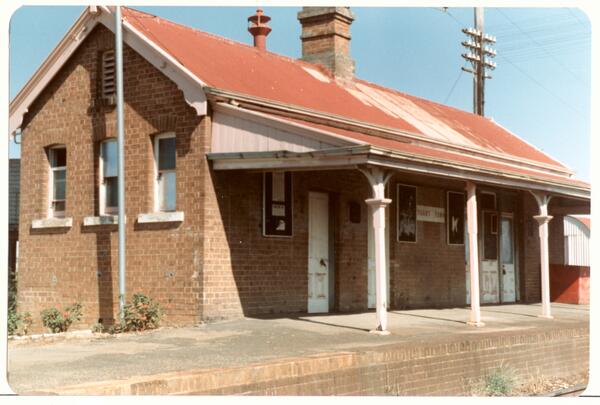 Stuart Town Railway Station , c.1990. Source: NSW State Archives and Records