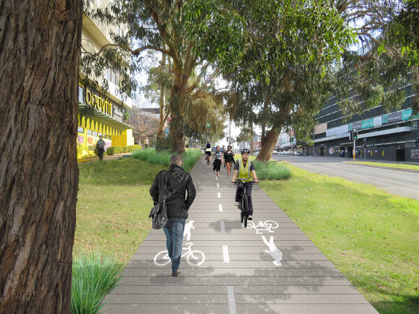 AFTER Kingsway, Miranda proposed shared path