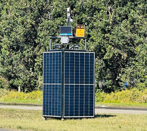 Solar powered machine learning camera