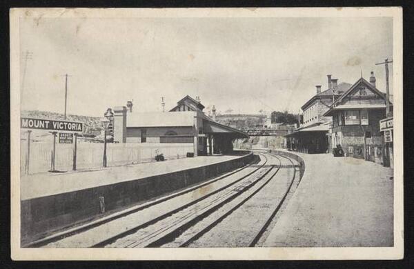 Mount Victoria Station in circa 1912